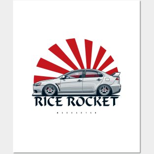 Rice rocket Posters and Art